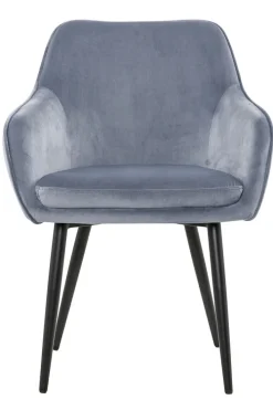 CASAVANTI Esszimmerstuhl Samt hellgrau