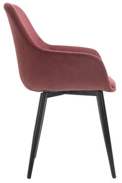 CASAVANTI Esszimmerstuhl 2er Set beere/schwarz