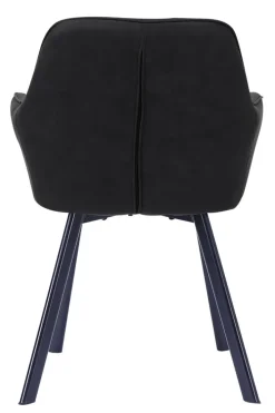 CASAVANTI Esszimmerstuhl 2er Set Mikrofaser anthrazit