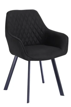 CASAVANTI Esszimmerstuhl 2er Set Mikrofaser anthrazit