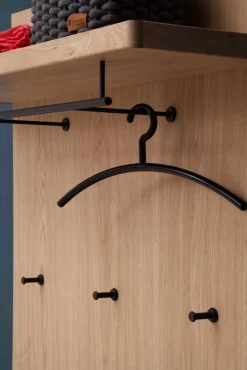 CASAVANTI Garderobenpaneel MADRID 98 x 93 cm Balkeneiche Bianco-Dekor