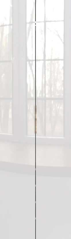 CASAVANTI Garderobenschrank GENOVA 59 x 197 cm weiß