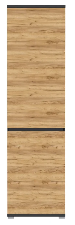 CASAVANTI Garderobenschrank ALMADA anthrazit /Navara Eiche NB