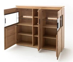 CASAVANTI Highboard BARCELONA 150 cm Balkeneiche bianco