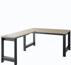 CASAVANTI Schreibtisch-Winkel JASMIN Graphit/ Artisan Eiche