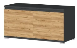 CASAVANTI Schuhbank ALMADA 96 x 52 cm anthrazit /Navara Eiche NB