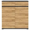 CASAVANTI Schuhschrank ALMADA anthrazit /Navara Eiche NB