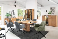 CASAVANTI Sideboard ASSINI 183x88 cm Ast/Balkeneiche