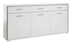 CASAVANTI Sideboard TRENTO 184 x 89 cm NB Hochglanz tiefzieh weiß