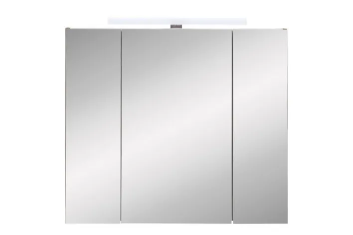 CASAVANTI Spiegelschrank 80 x 71-75 x 16 cm Glas grau