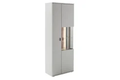 CASAVANTI Vitrine 2-türig LISSABON modern white 75 x 199 cm