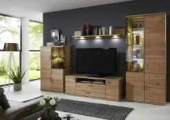 CASAVANTI Wohnwand BRILON I 4-teilig Alteiche teilmassiv