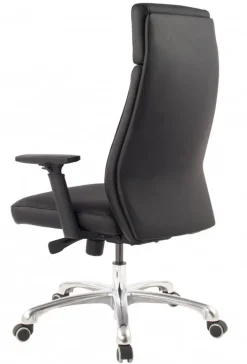 Chefsessel 68 x 118 cm schwarz silber