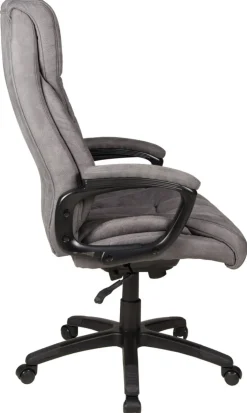 Chefsessel JOHN XXL 150 kg Schwarz/ Grau