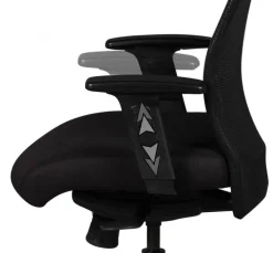 Chefsessel schwarz matt