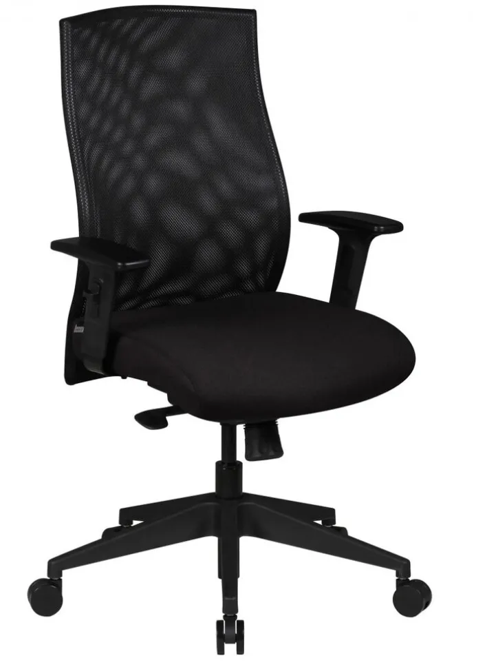 Chefsessel schwarz matt