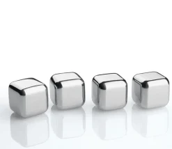 cilio Kühlwürfel Set STEEL 5-teilig Edelstahl silberfarbig