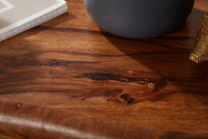 Couchtisch 71 x 40 cm braun