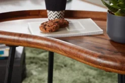 Couchtisch 71 x 40 cm braun