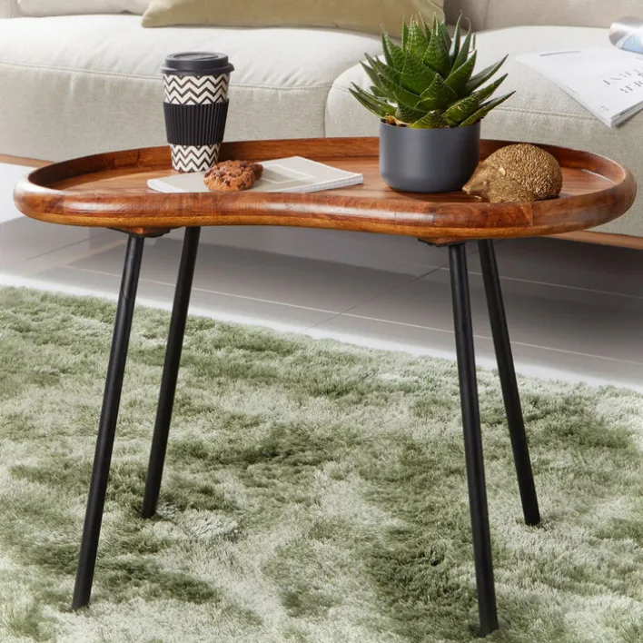 Couchtisch 71 x 40 cm braun