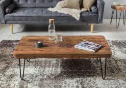 Couchtisch 115 x 60 cm braun