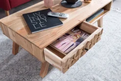 Couchtisch 95 x 50 cm braun