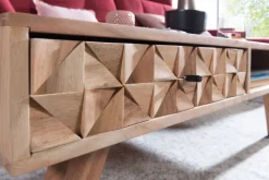 Couchtisch 95 x 50 cm braun