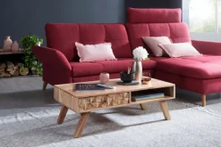 Couchtisch 95 x 50 cm braun