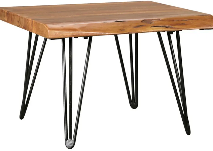 Couchtisch 56 x 51 cm braun