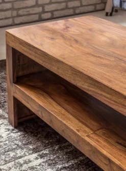 Couchtisch 110 x 45 cm braun