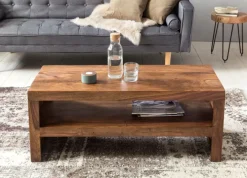 Couchtisch 110 x 45 cm braun