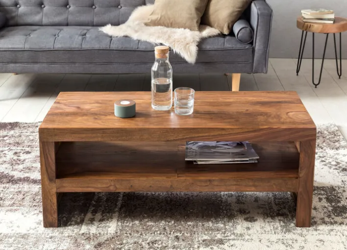 Couchtisch 110 x 45 cm braun