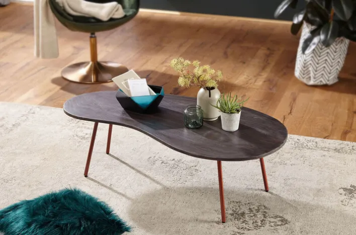 Couchtisch 122 x 63 cm grau