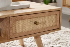 Couchtisch 90 x 45 cm Mango massiv