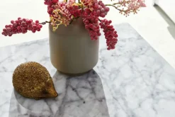 Couchtisch 60 x 60 cm Marmor Optik Grau