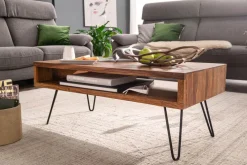 Couchtisch 100 x 50 cm Sheesham massiv