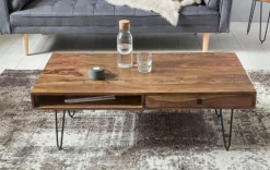 Couchtisch 120 x 60 cm Sheesham