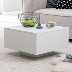 Couchtisch 60 x 60 cm weiß