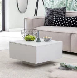 Couchtisch 60 x 60 cm weiß