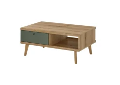 Couchtisch ALVA 107x67 cm Evoke Eiche teilmassiv