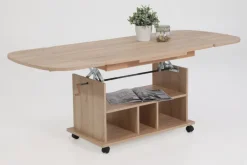 Couchtisch BABSI III 107-157 x 67 cm Eiche