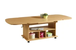 Couchtisch BABSI III 107-157 x 67 cm Buche