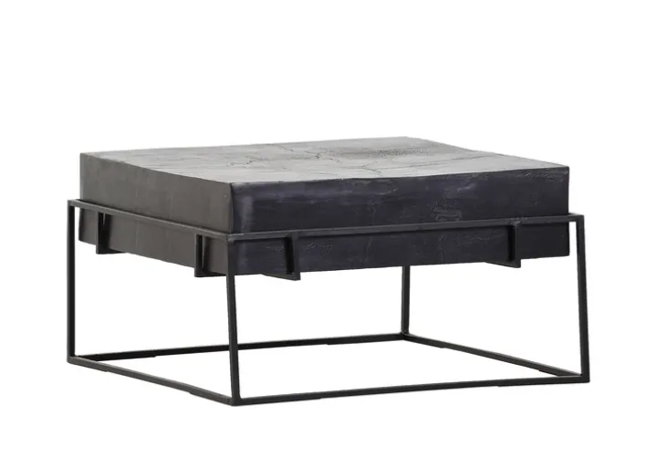 Couchtisch CALLUM 62x62 cm bronzefarben antik