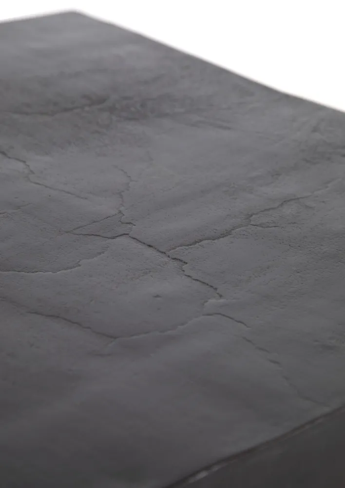 Couchtisch CALLUM 62x62 cm bronzefarben antik