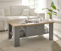 Couchtisch CHAMBORD 107x67 cm grau/braun