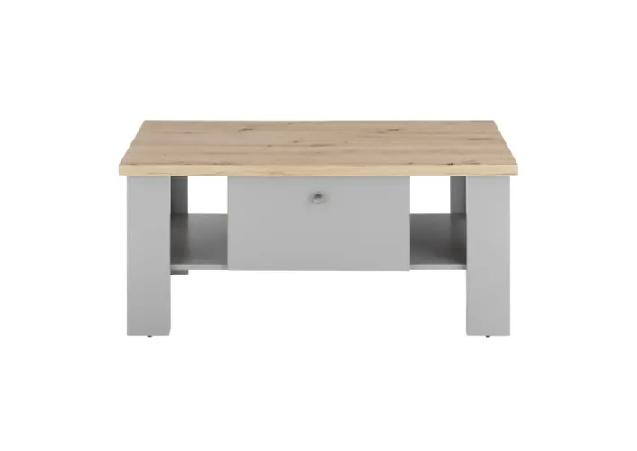 Couchtisch CHAMBORD 107x67 cm grau/braun