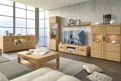 Couchtisch CORTINA 100 x 75 cm Eiche braun