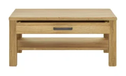 Couchtisch CORTINA 100 x 75 cm Eiche braun