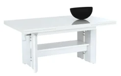 Couchtisch DARIO 110-180 x 68 cm weiß
