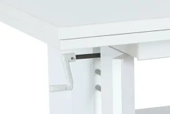 Couchtisch DARIO 110-180 x 68 cm weiß